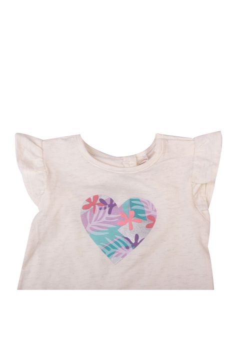 Polera Bebe Niña Blanco Pillin-1