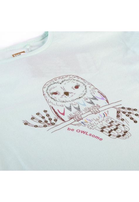 Polera Manga Larga Niña Verde Pillin-1