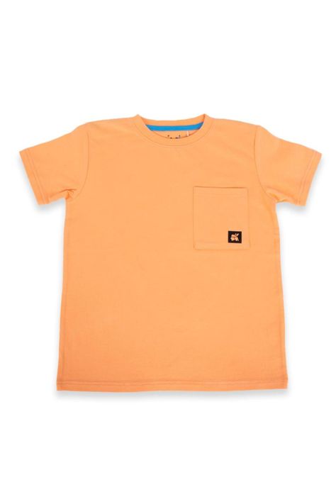 Polera Niño Naranja Pillin-0