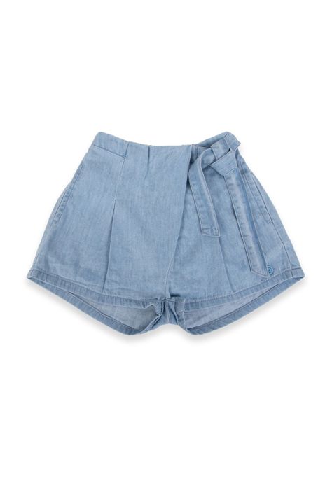 Short Bebé Niña Celeste Pillin (PVA726-24CEL)-0
