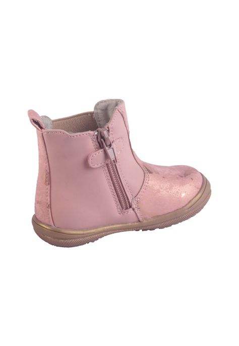 Botín Bebé Niña Rosado Pillin-3