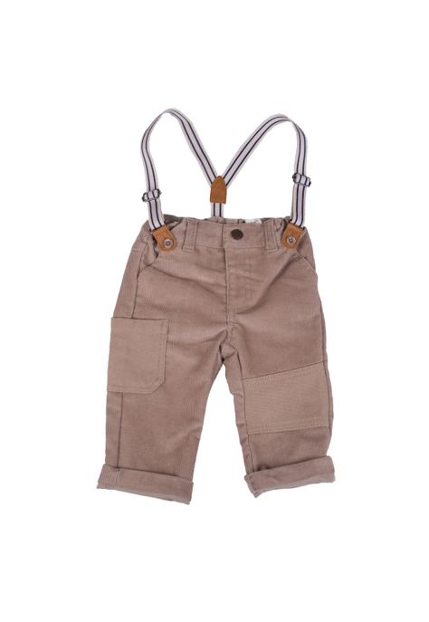 Pantalón Bebe  Gris Pillin ( PVB809-25TAU )-0