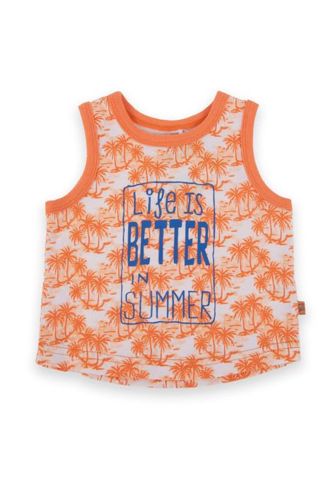 Polera Bebé Niño Naranja Pillin-1