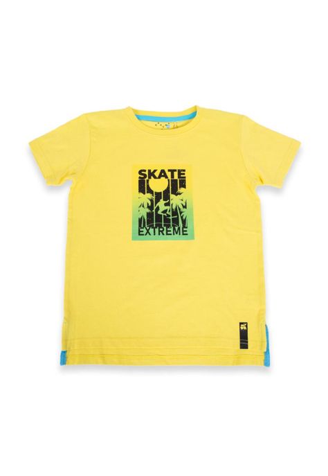 Polera Niño Amarillo Pillin-0