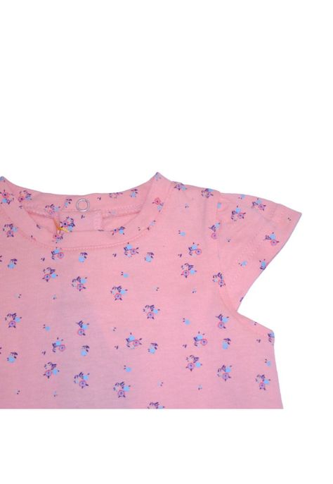 Polera Bebe Niña Naranja Pillin-2