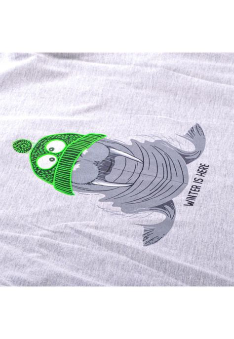 Polera Manga Larga Niño Gris claro Pillin-1