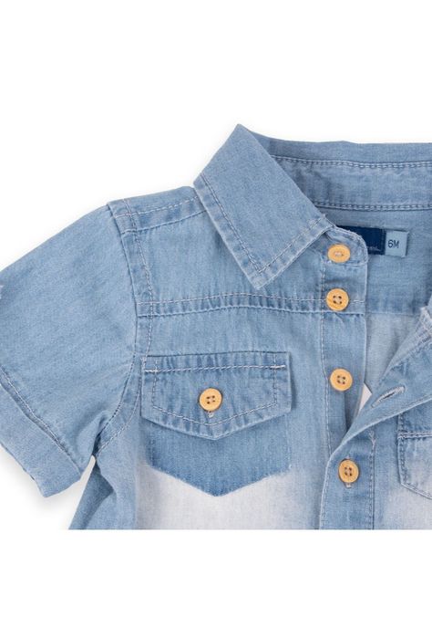 Camisa Niño Denim Pillin (PVA720-24DEN)-1