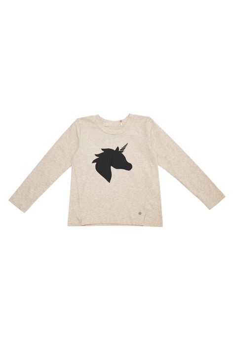 Polera Niña M/L Estampada Blanco Pillin-0