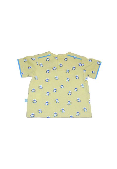 Polera Bebe Niño Amarillo Pillin-4