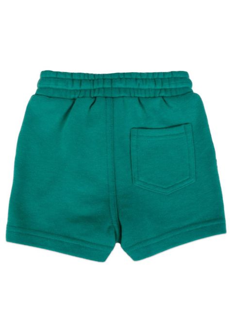 Bermuda Franela Bebe Niño Verde Pillin-2