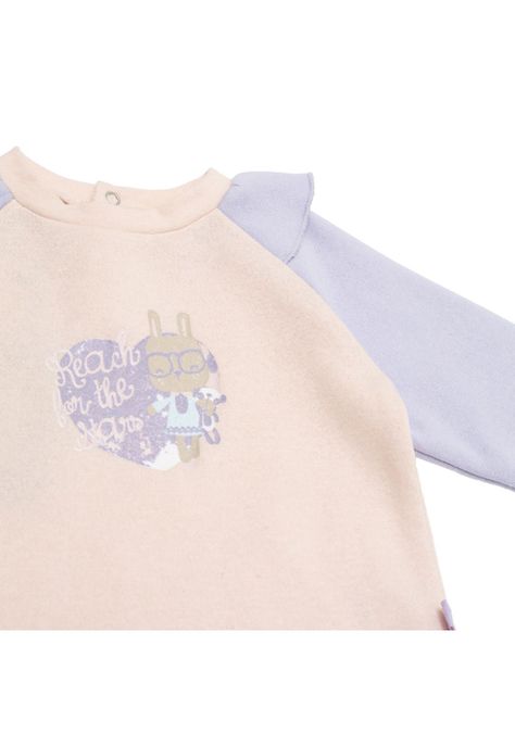 Pijama 2 Pcs Bebé Niña Lila Pillin-2