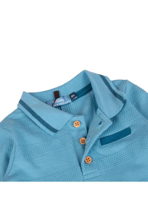 Polera Bebe  Celeste Pillin ( PVB625-25CEL )-1