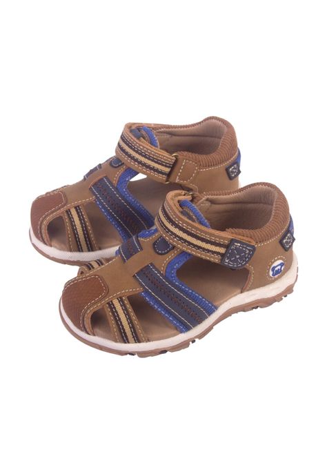 Sandalias Bebe Niño Café Pillin-0