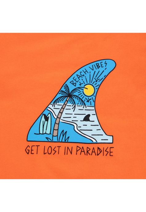 Polera Niño Naranja Pillin-1