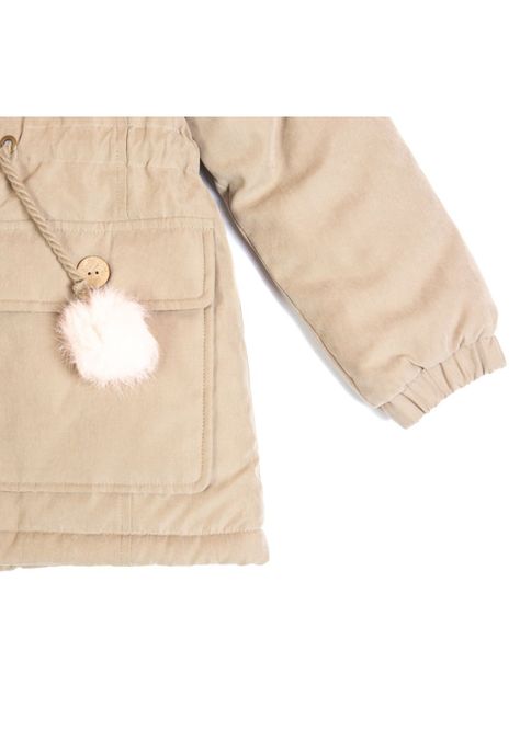 Chaqueta Bebé Niña Beige Pillin-2