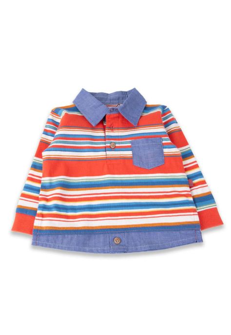 Polera Bebé Niño Rojo Pillin-0