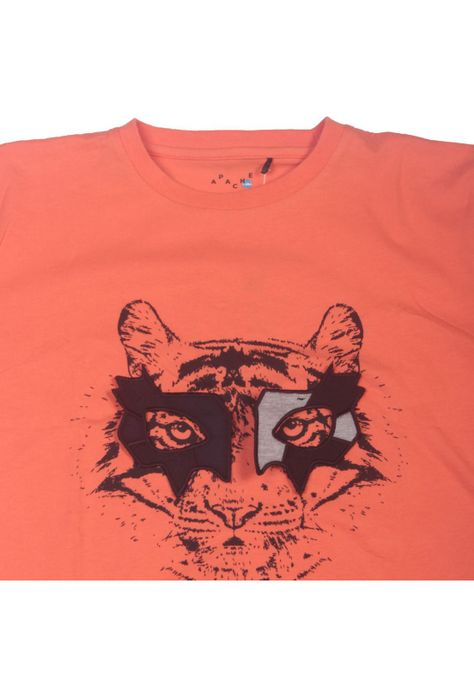 Polera Niño Naranja Pillin-2