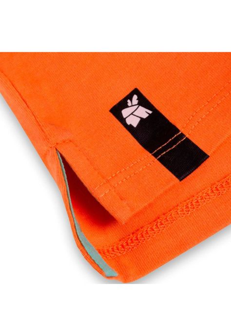 Polera Niño Naranja Pillin-2