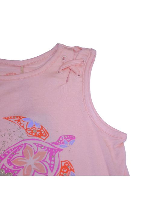 Polera Niña Naranja Pillin-3