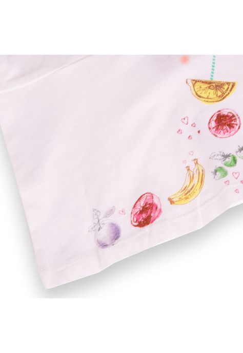 Polera Bebe Niña Blanco Pillin-2