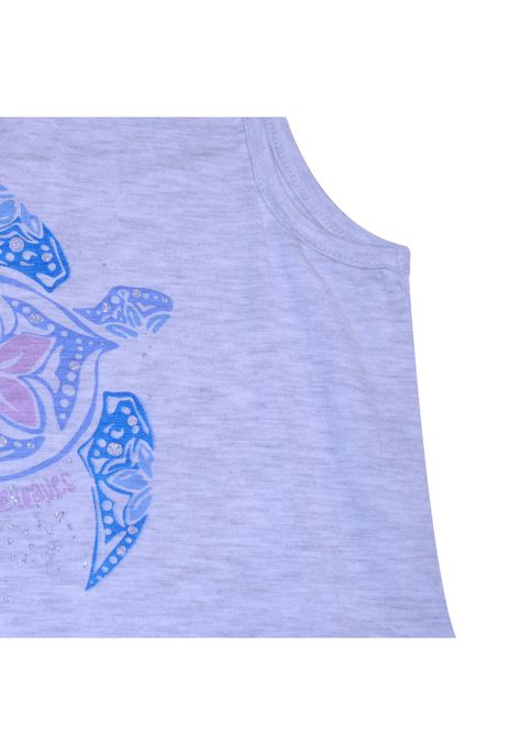 Polera Niña Gris claro Pillin-2