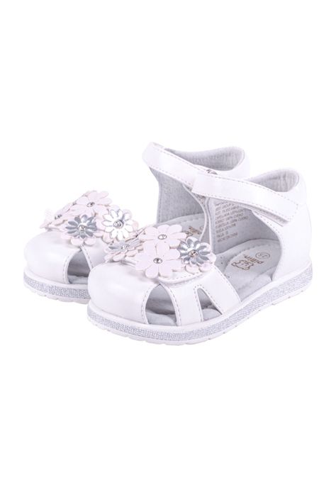Sandalias Bebe Niña Blanco Pillin-0