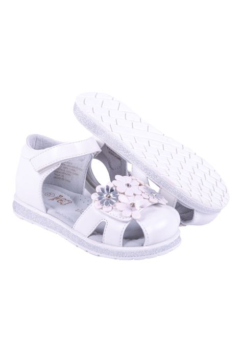 Sandalias Bebe Niña Blanco Pillin-2