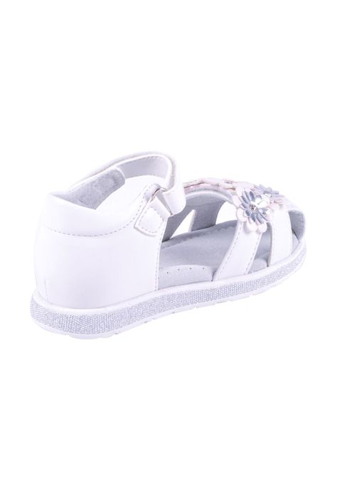Sandalias Bebe Niña Blanco Pillin-3