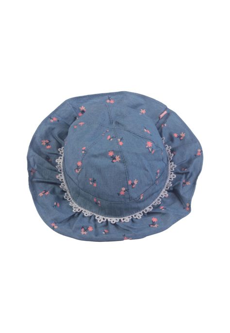 Gorro Bebe Niña Azul Pillín-1