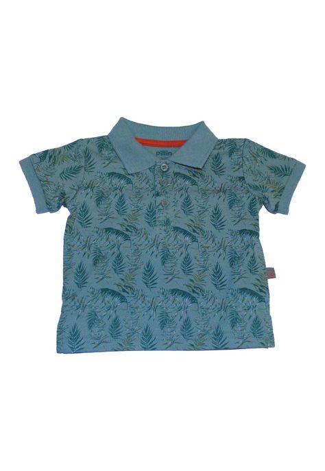 Polera Bebe Niño Verde Pillin-0