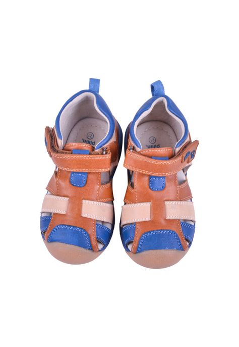Sandalias Bebe Niño Café Pillin-1