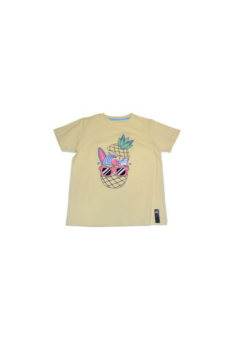 Polera Niño Amarillo Pillin-0