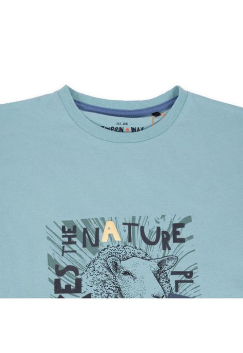 Polera Niño Verde Pillin-1