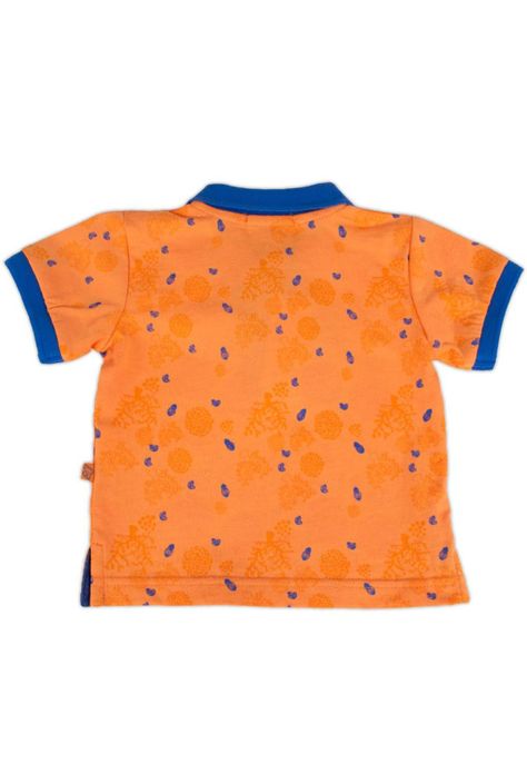 Polera Bebe Niño Naranja Pillin-2