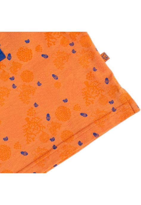 Polera Bebe Niño Naranja Pillin-3