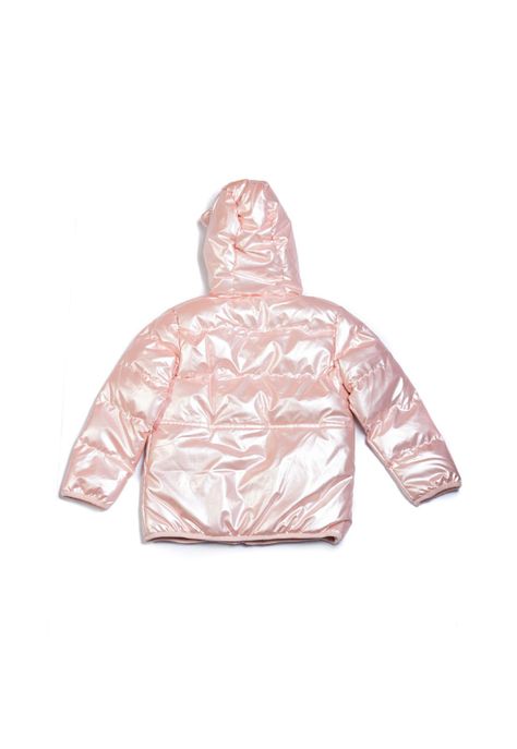 Parka con Capucha Bebé Niña Rosado Pillin-3