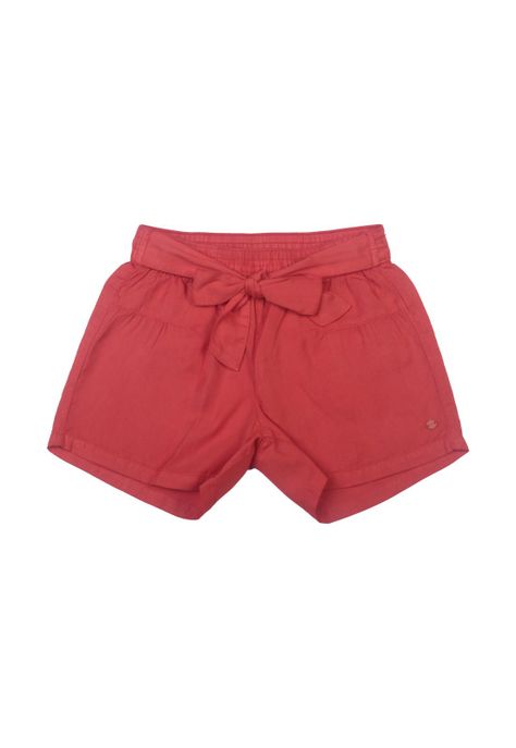Short Niña Rojo Pillin-0