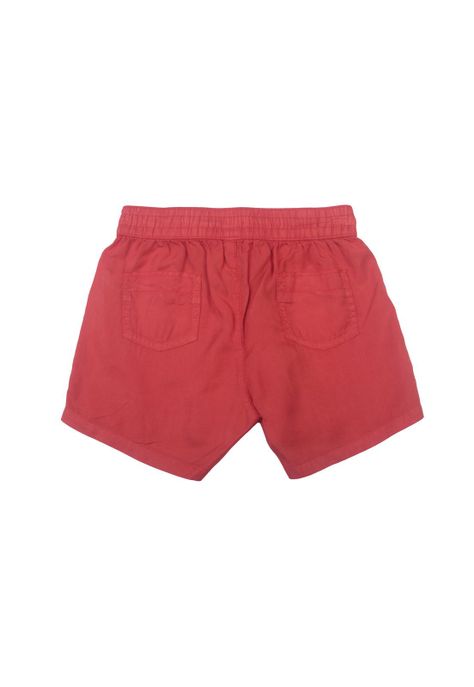 Short Niña Rojo Pillin-1