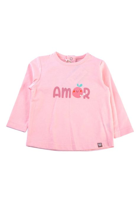 Polera Bebé Niña Rosado Pillin-0