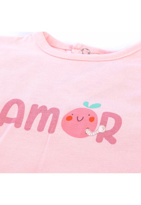 Polera Bebé Niña Rosado Pillin-1