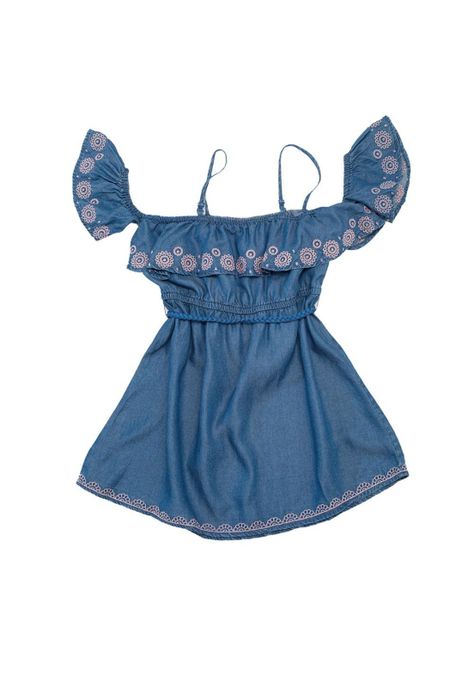 Vestido Niña Denim Pillin-1