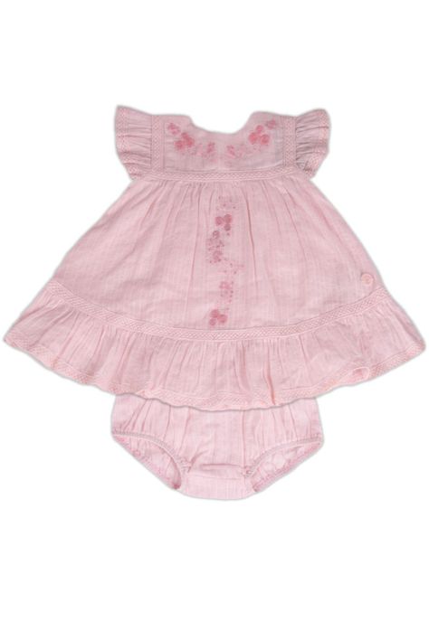 Vestido Bebe Niña Rosado Pillin-1