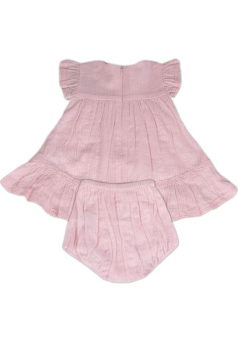 Vestido Bebe Niña Rosado Pillin-4