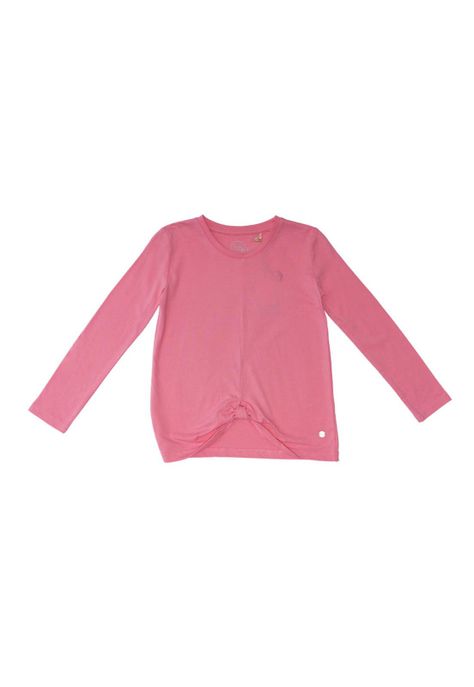Polera Manga Larga Niña Rosado Pillin-0
