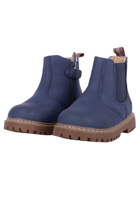 Botin Bebe Niño Azul Pillin-0