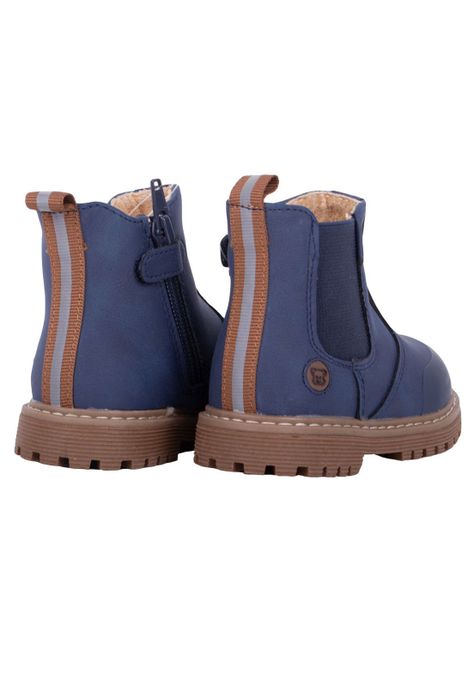 Botin Bebe Niño Azul Pillin-3