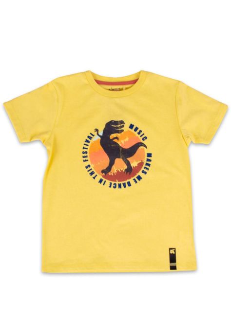 Polera Niño Amarillo Pillin-0