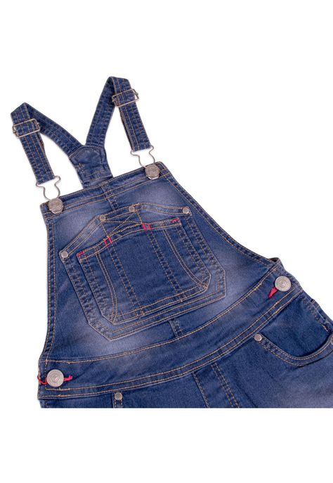 Jardinera Niña Denim Pillin  -2