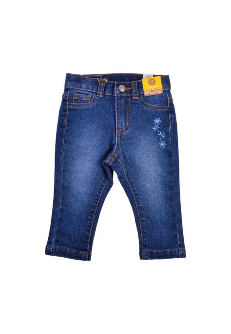 Jeans Bebé Niña Azul Pillin-0