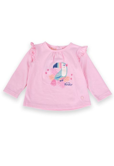 Polera Bebé Niña Rosado Pillin-1